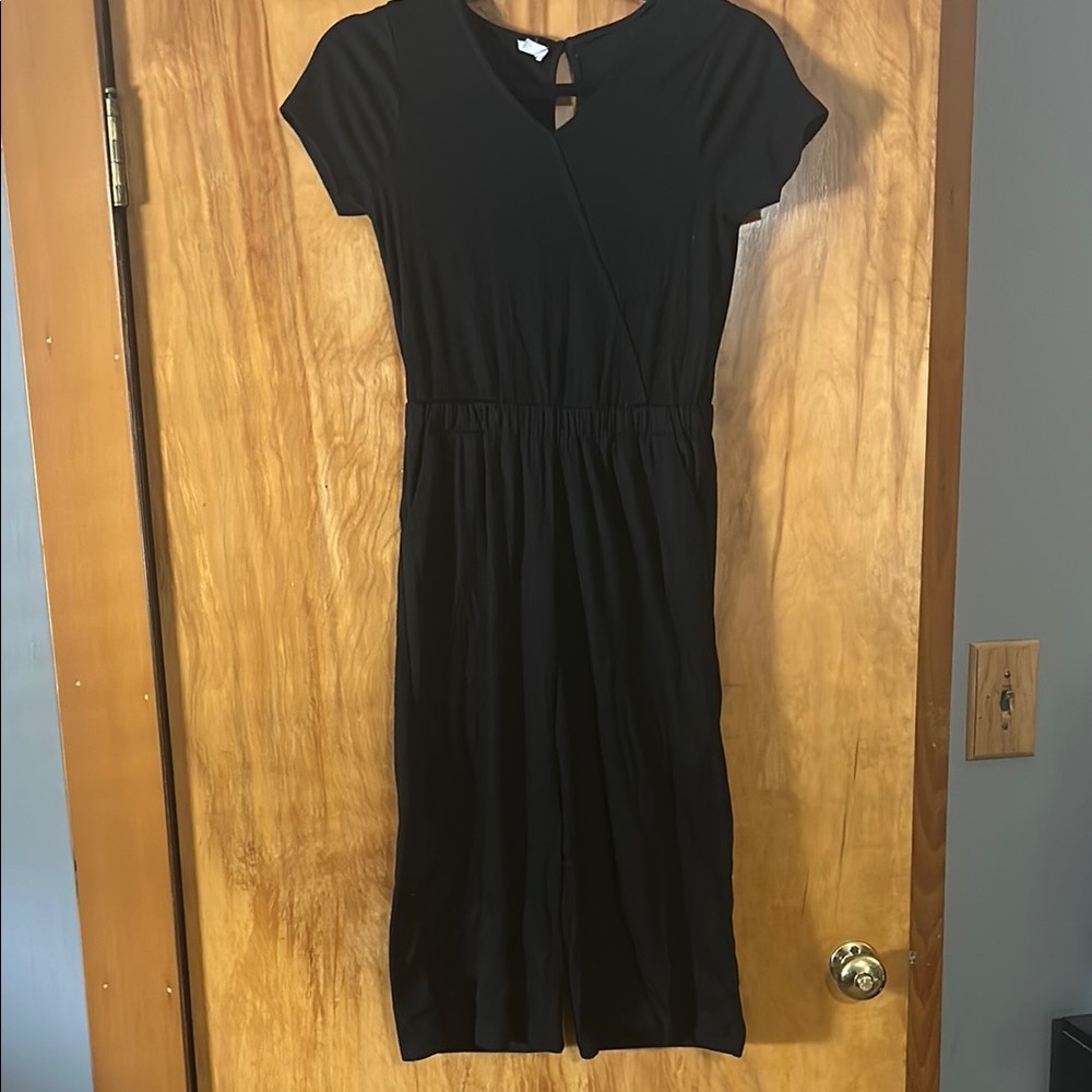 Girls Black Romper